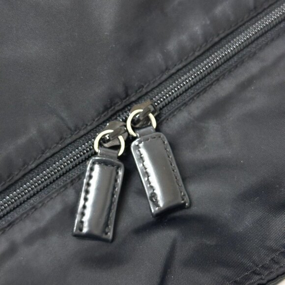 PRADA Triangular plate bag shawl Tote Bag Nylon Black - Picture 8 of 15